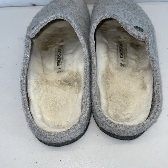 Birkenstock Zermatt Wool Felt Slippers Size 9 Narrow‎ womens 7 Men US/40EU Comfy - Picture 2 of 8